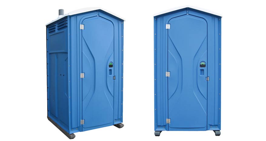 Long-term porta potty units on site in Bridgeton, New Jersey